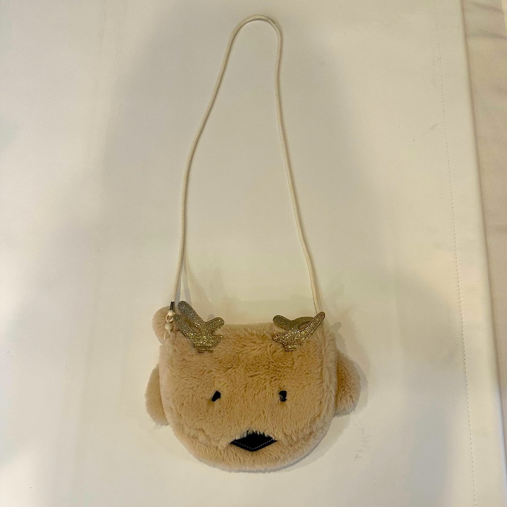 Plush, Girls, Reindeer Purse. Like new. Great for Christmas